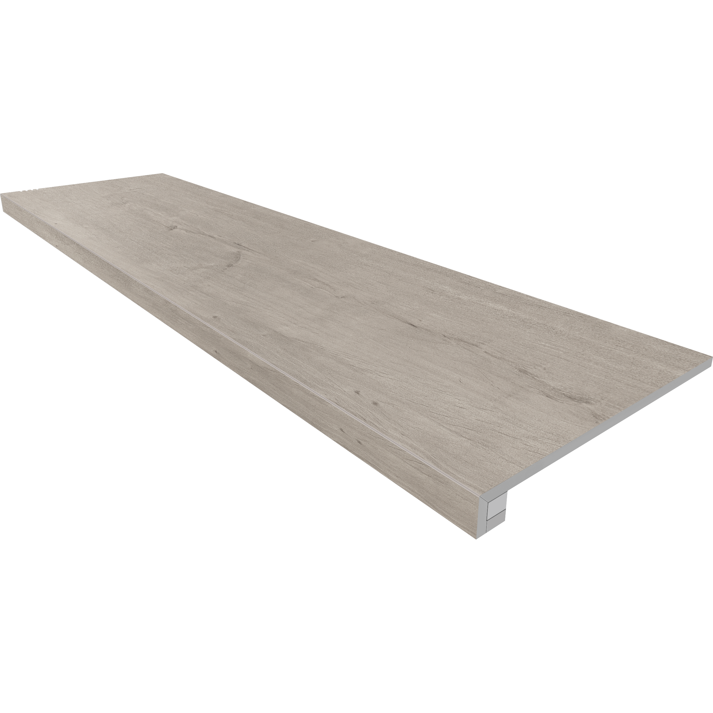 Комплект (Ступень SF03 (33x120) непол. (прямоугол. бортик) без насечек + Подступенок (14,5x120))