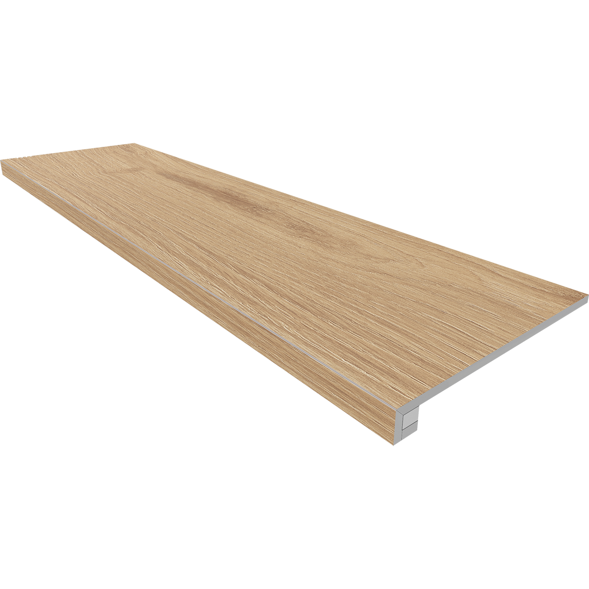 Комплект (Ступень AV02 (33x160) непол. (прямоугол. бортик) без насечек + Подступенок (14,5x160))