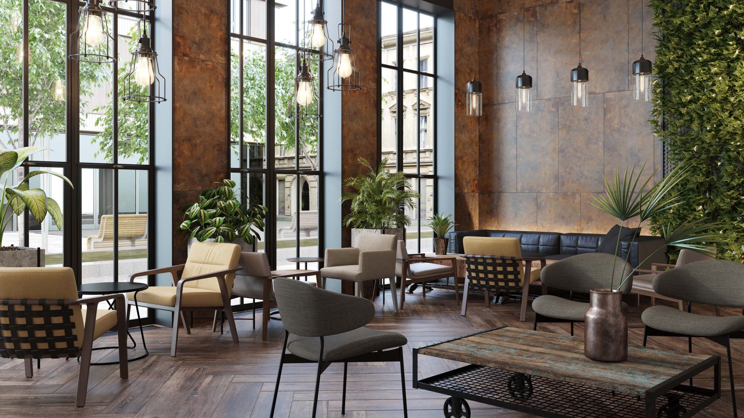 Индустриальный стиль интерьера - фото примера №9