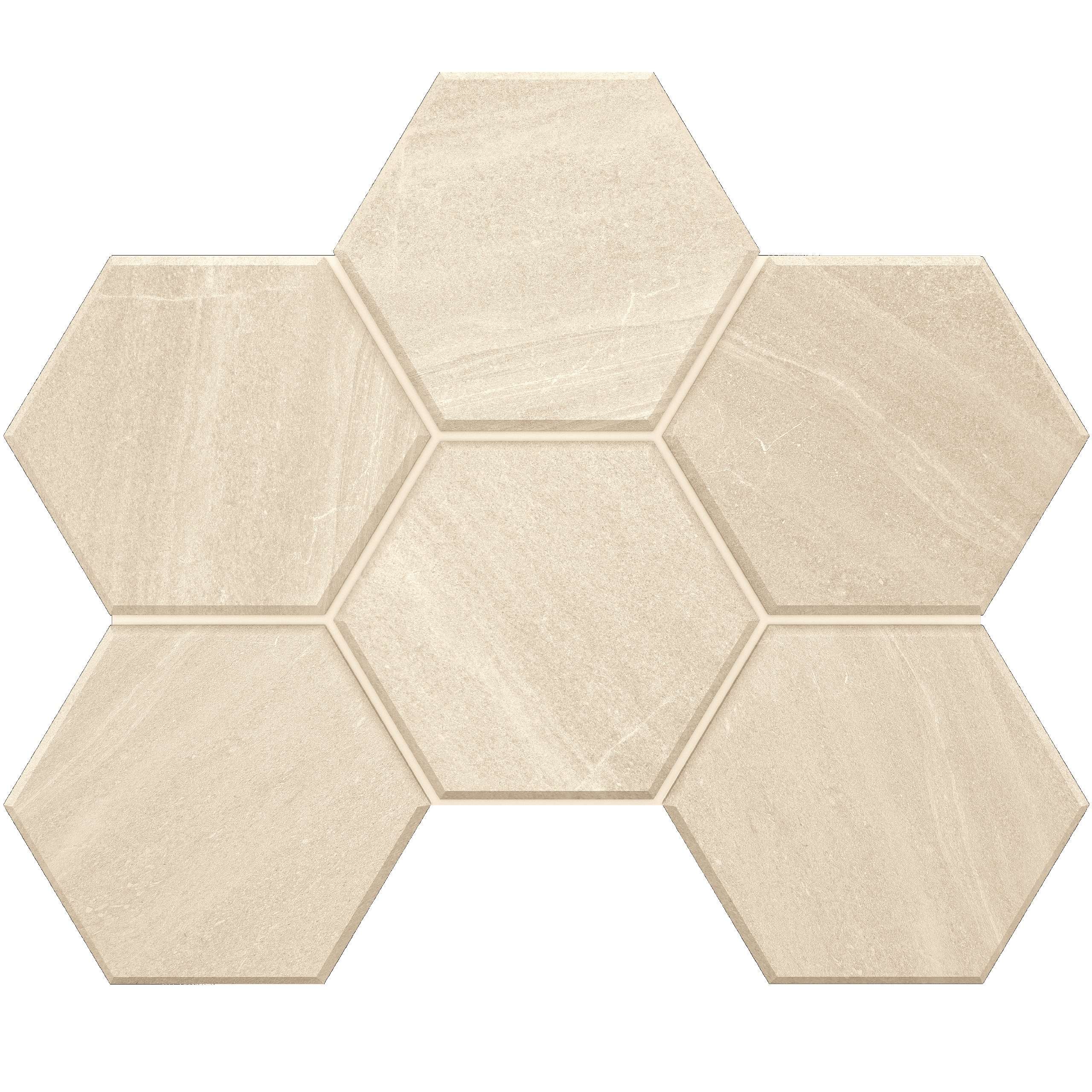 Мозаика GB01 Hexagon 25x28,5 непол.