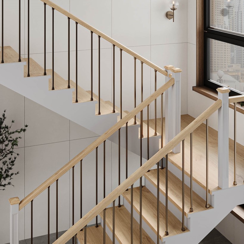 Дизайн лестницы в частном доме: современные решения и материалы