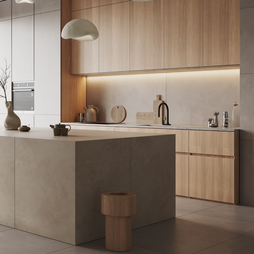 Бежевая кухня в интерьере: идеи сочетаний и современные решения