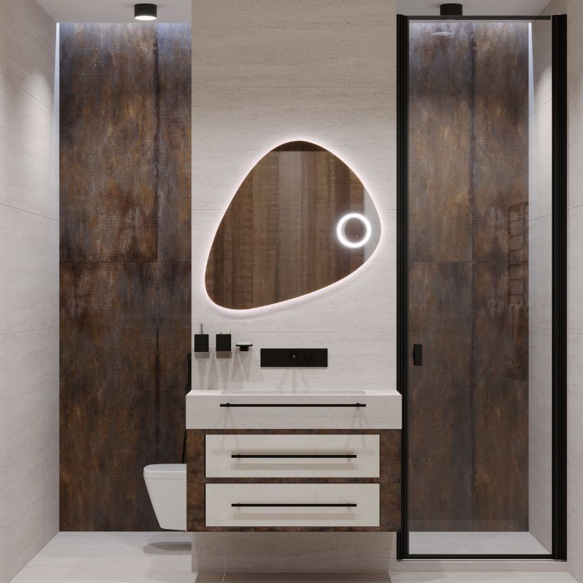 Ванная в стиле хай-тек