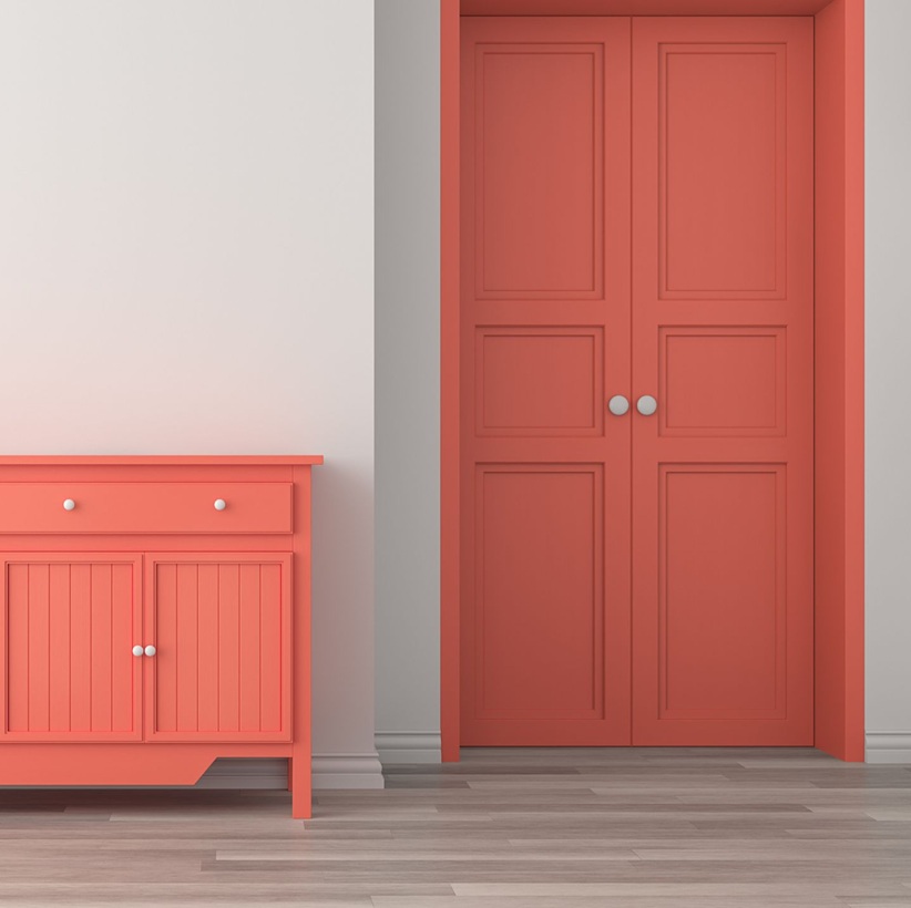 Коралловый цвет в интерьере: как правильно использовать и сочетать