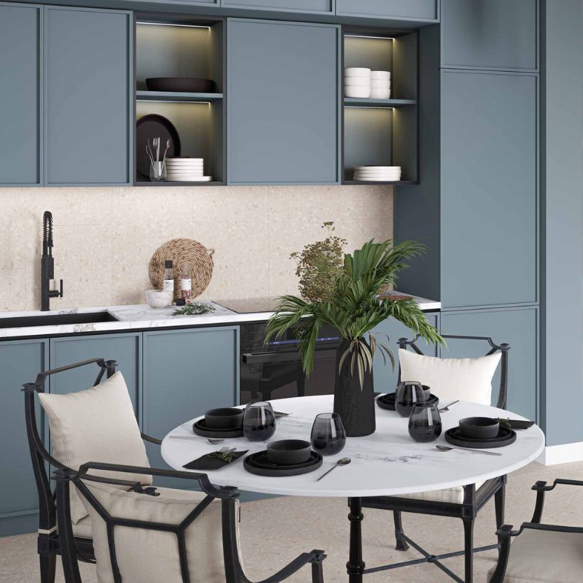 Дизайн кухни-столовой