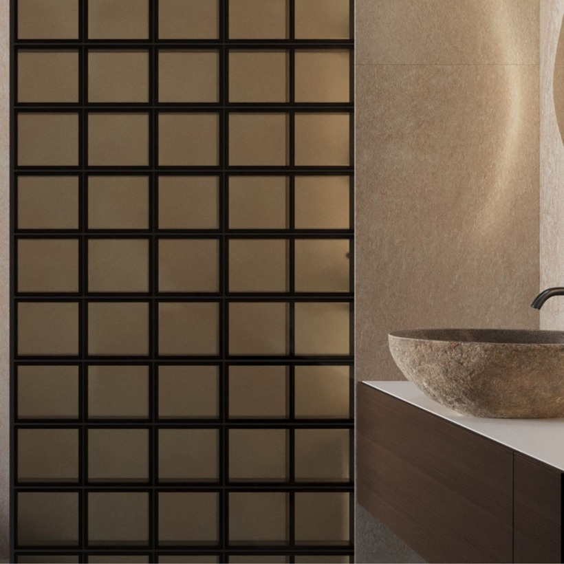 Дизайн ванной комнаты с душевой