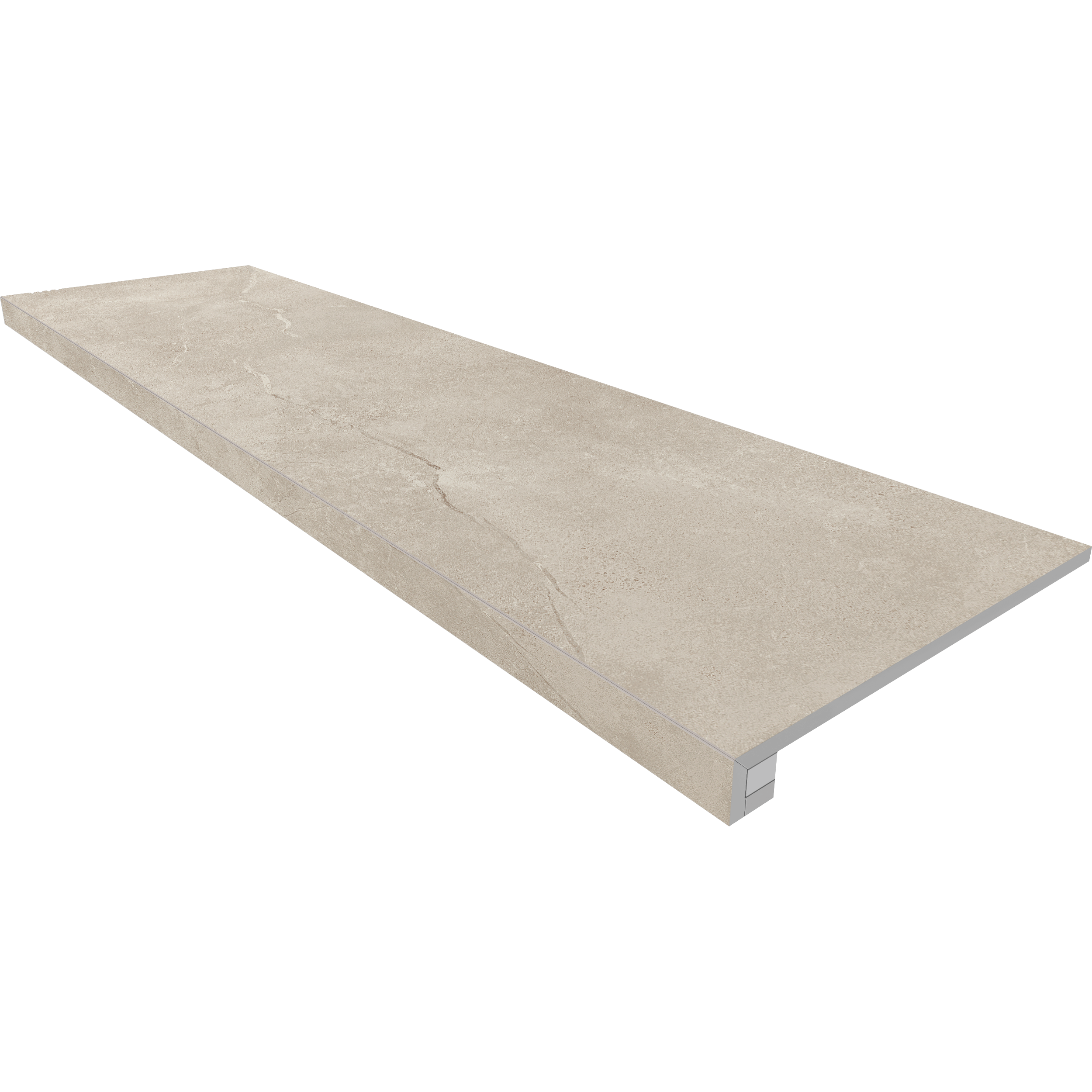 Комплект (Ступень MM00 (33x120) непол. (прямоугол. бортик) без насечек + Подступенок (14,5x120))