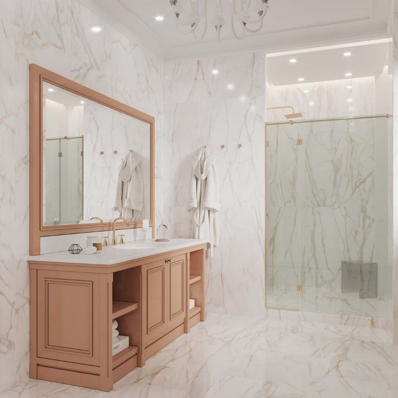 Ванная комната в классическом стиле