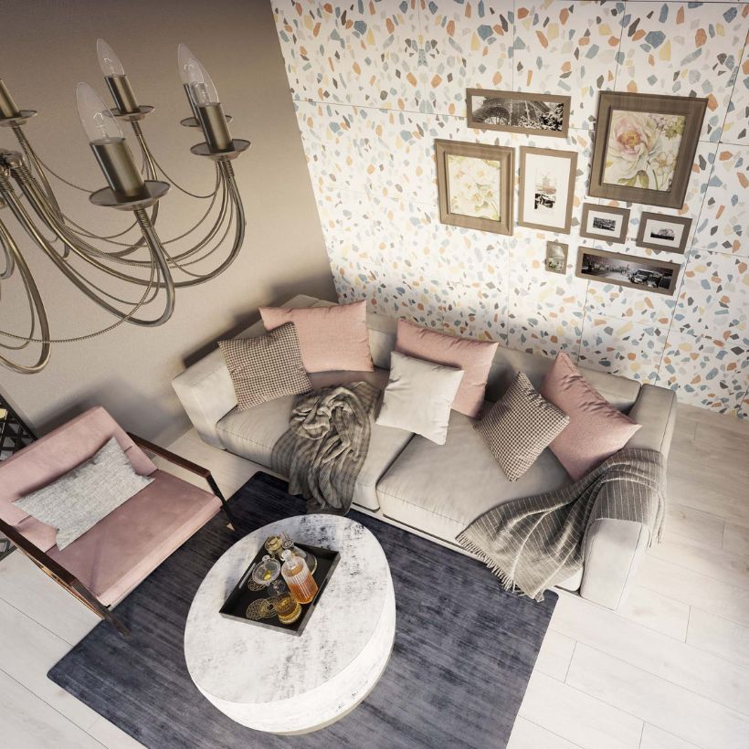 Напольная плитка для гостиной