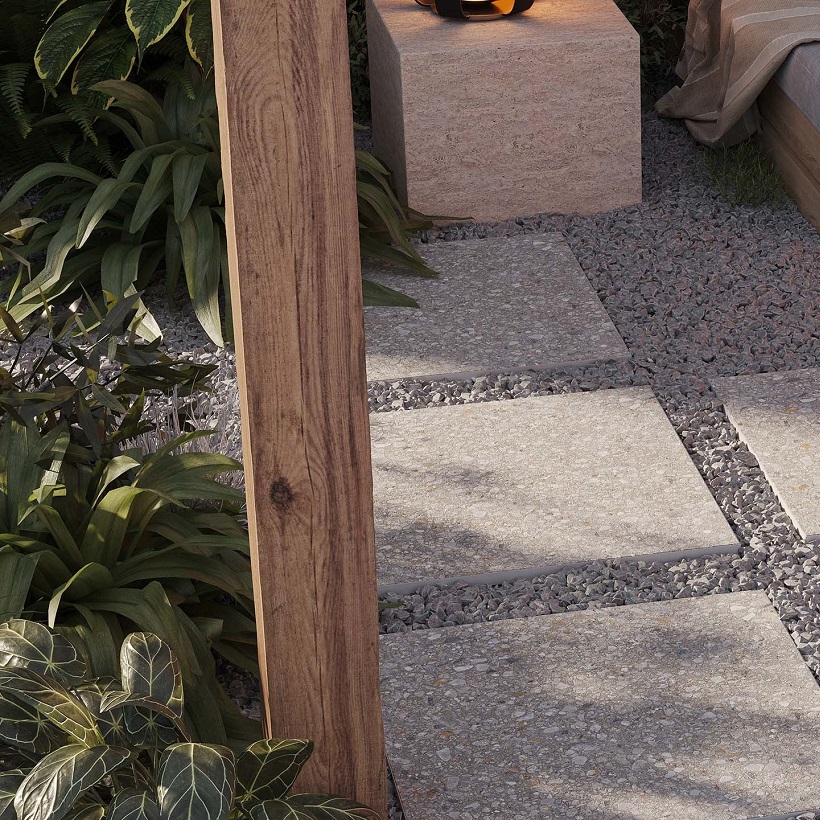 Новый тип керамогранита Estima — утолщенные плиты для дома и сада