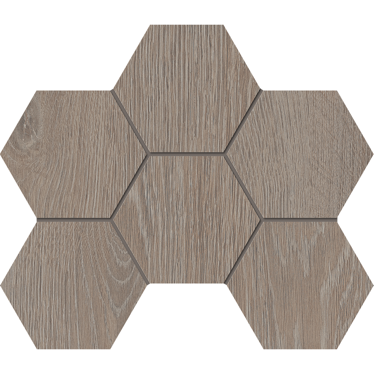 Плитка из керамогранита мозаика kw02 hexagon 25x28,5 структур.