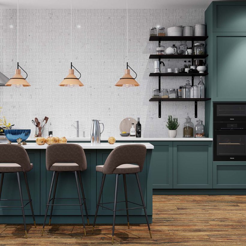 Дизайн фартука на кухне