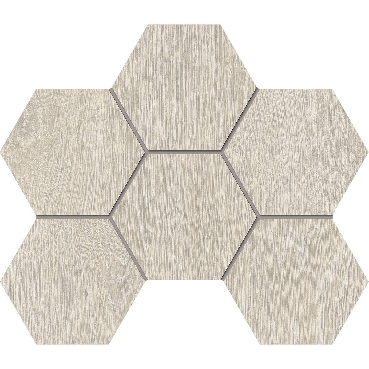 Плитка из керамогранита мозаика kw00 hexagon 25x28,5 структур.