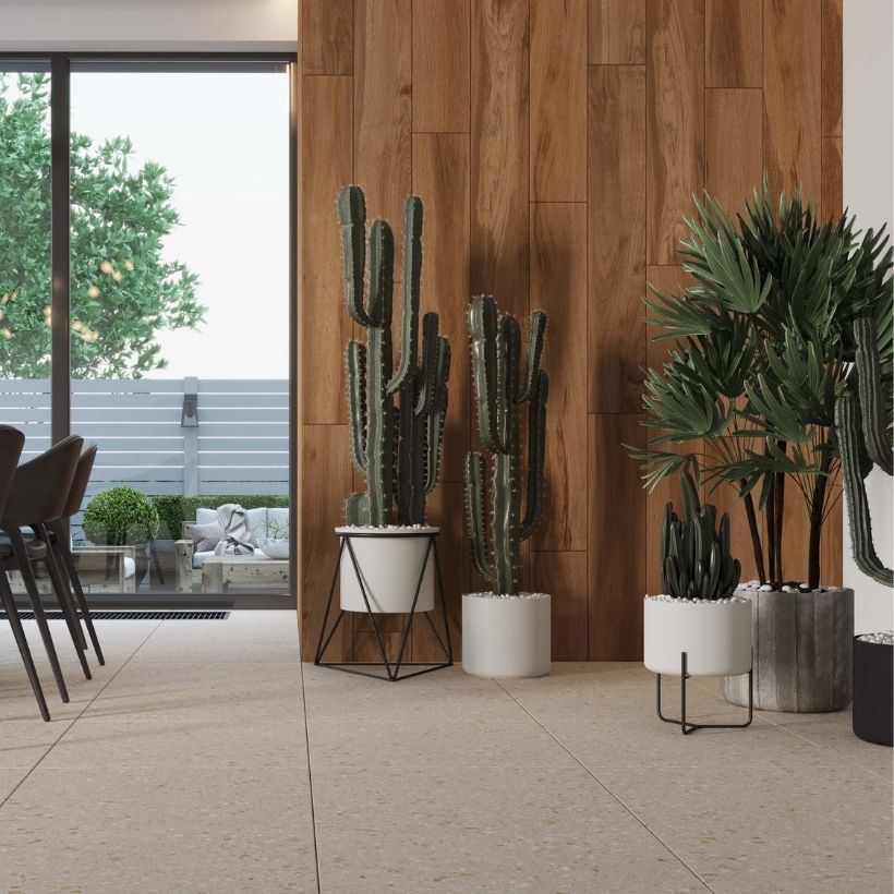 Особенности керамогранитной плитки под дерево