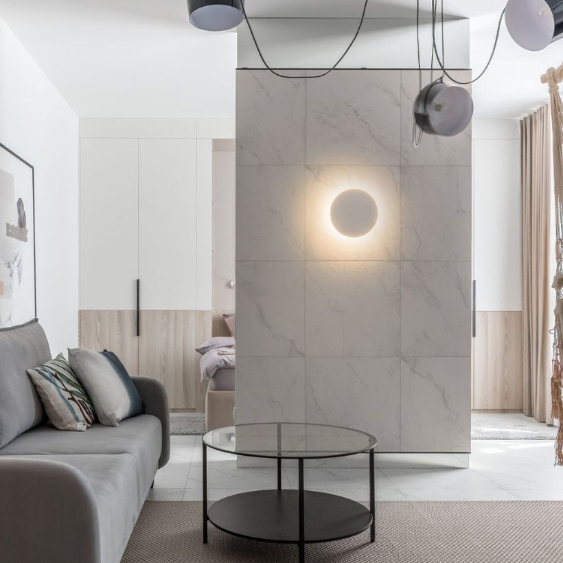 Нежный интерьер квартиры для девушки