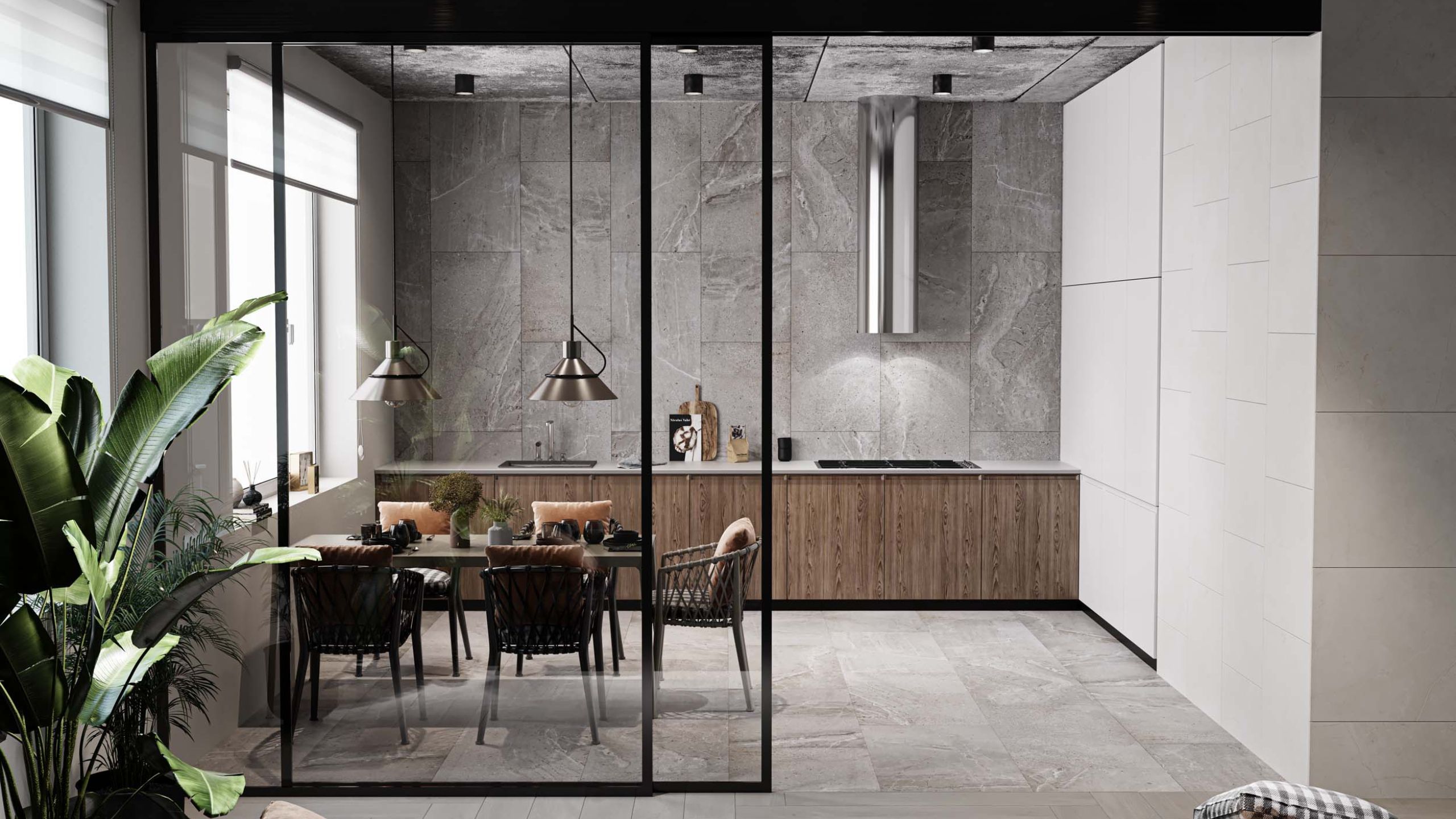 Индустриальный стиль интерьера - фото примера №8