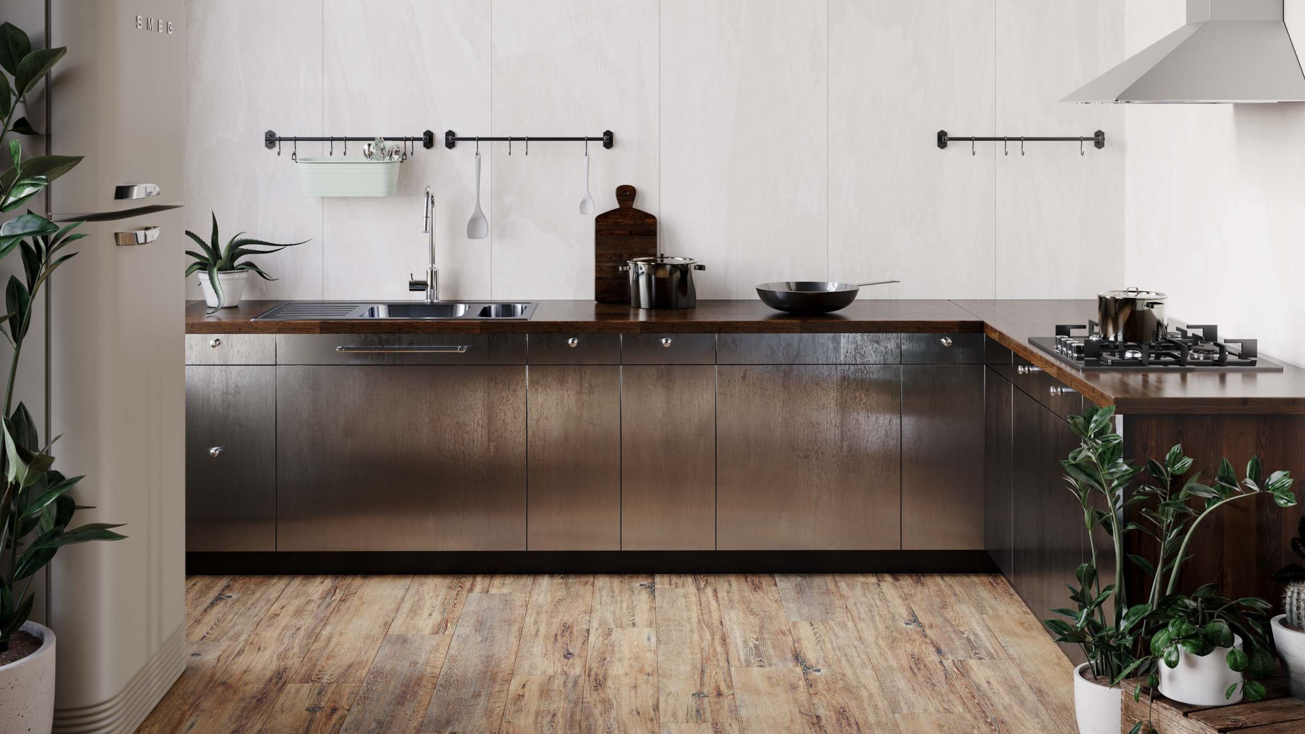 Индустриальный стиль интерьера - фото примера №10